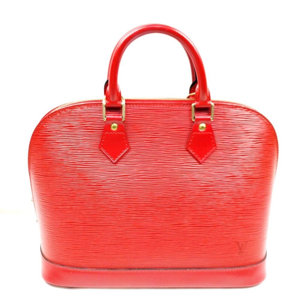 Louis Vuitton LV Hand Bag Alma Red Epi 700-052125